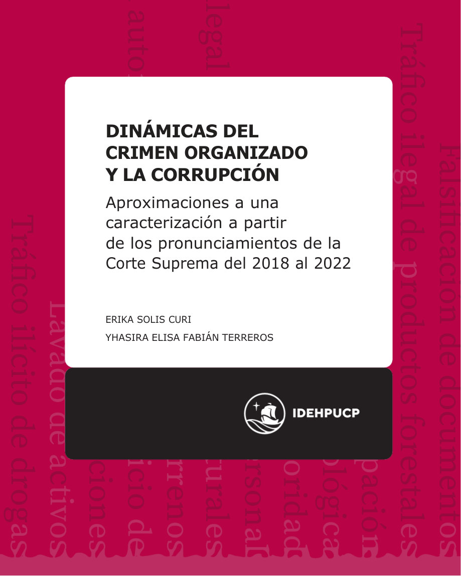 Portada de Dinámicas del crimen organizado y la corrupción